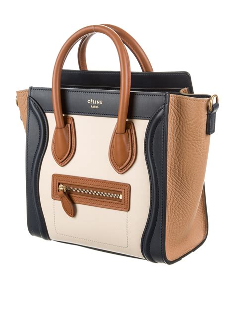 celine nano luggage tote dune|celine mini luggage tote bag.